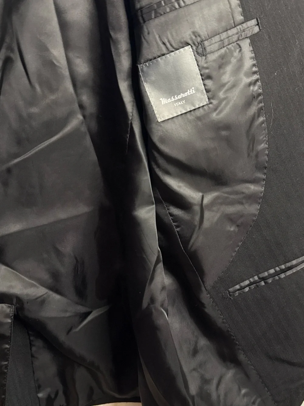 Massimo Dutti Black Men's Two-Button Sport Coat